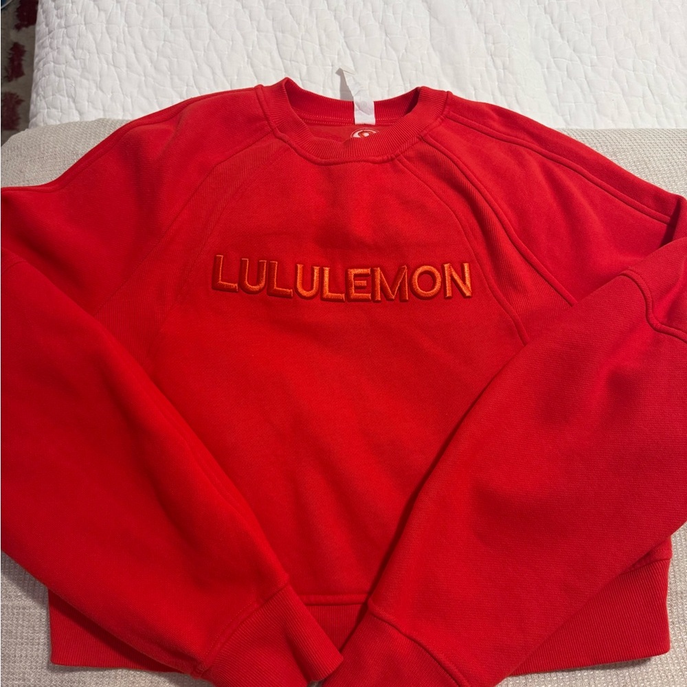 Lululemon Athletica Oversized Scuba Wordmark Pullover